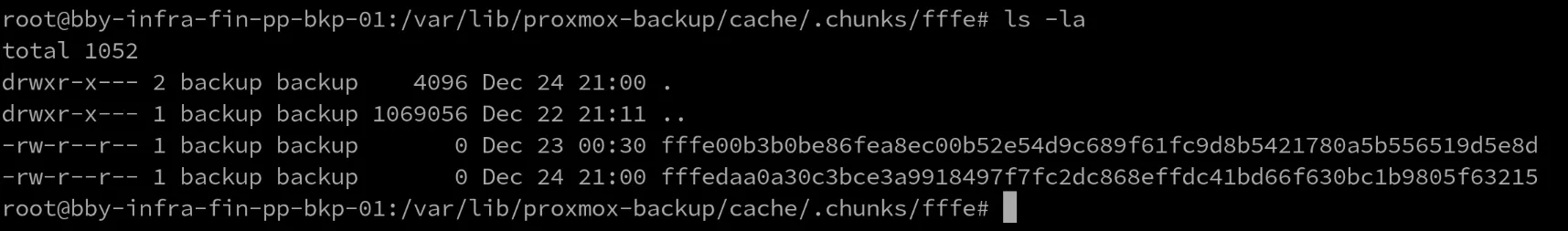 Deduplication through content-based chunking
