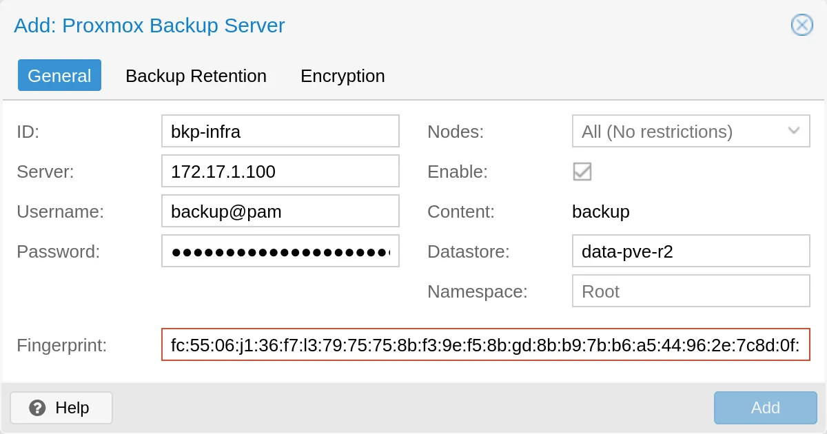 PBS as Storage